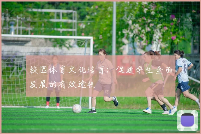 校园体育文化培育：促进学生全面发展的有效途径